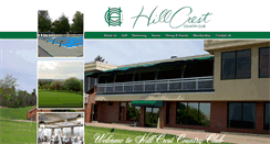 Desktop Screenshot of hillcrestcountryclub.net