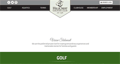 Desktop Screenshot of hillcrestcountryclub.com